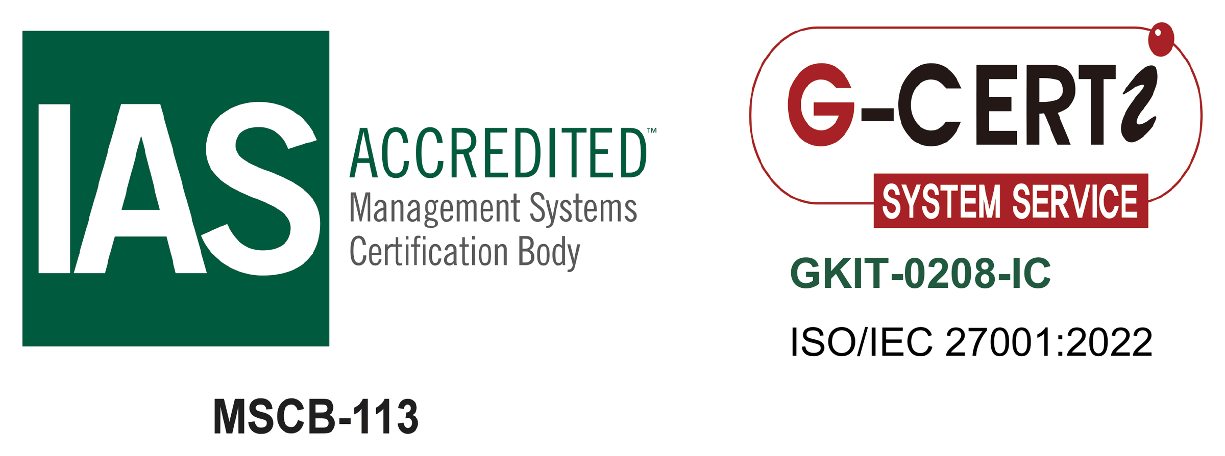 Certificazione ISO IEC 27001:2022 - G-CERTI IAS